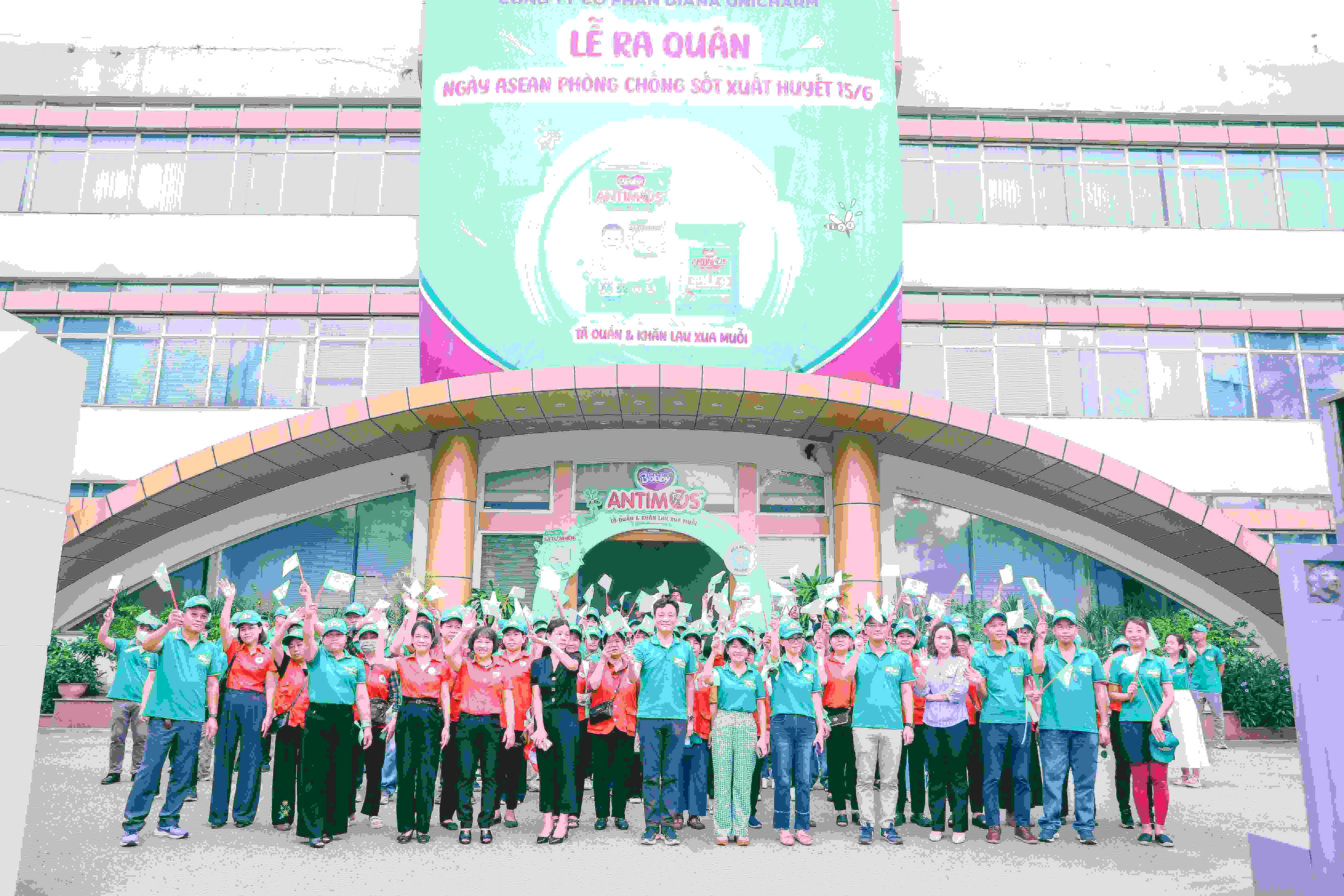 Diana Unicharm tích cực ra quân hưởng ứng ngày Asean phòng chống sốt xuất huyết